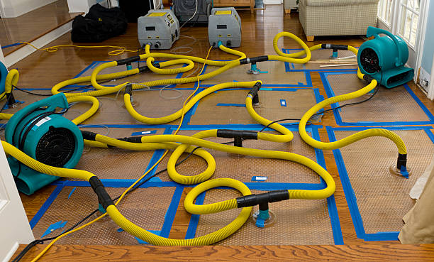 Professional Flood Damage Restoration technician working in Windsor, PA